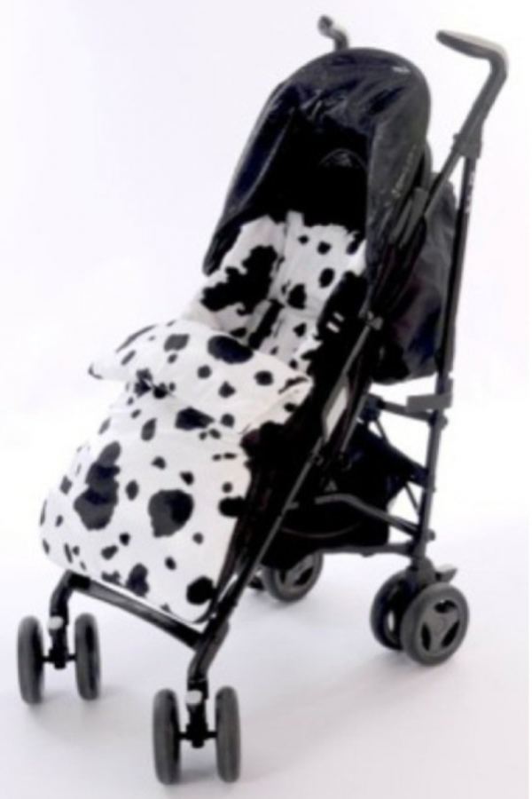Cow Print Polar Fleece Coseytoes Footmuff