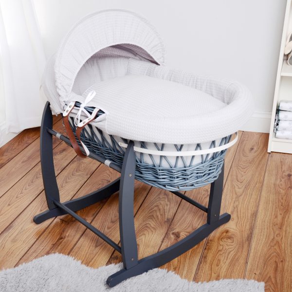Grey wicker grey waffle