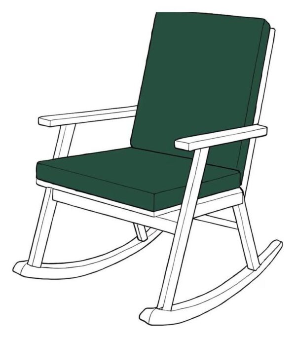 High-Back Garden Chair Cushion