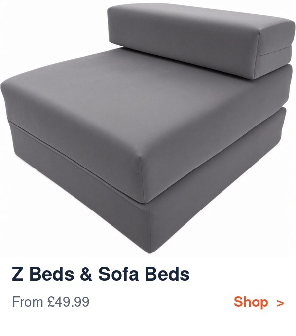 Z beds and sofa beds from £49.99