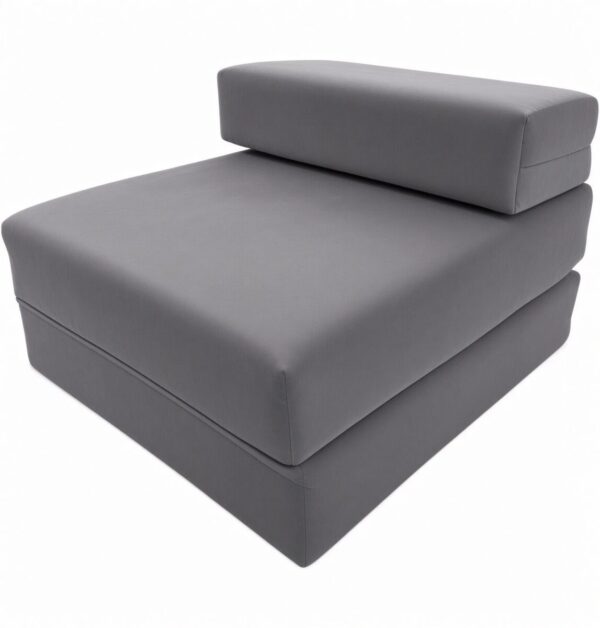 Velvet Fold-Out Sofa Bed