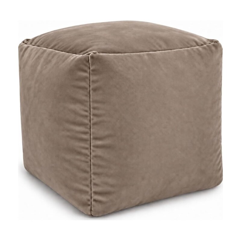 Velvet Cube Footstool